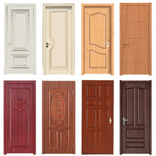 Load image into Gallery viewer, Wood Grain Door Sticker Waterproof Adhesive Wallpaper Wooden Door Renovation Cabinet Furniture Home Decor DIY Wall Mural Decals