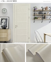 Load image into Gallery viewer, Wood Grain Door Sticker Waterproof Adhesive Wallpaper Wooden Door Renovation Cabinet Furniture Home Decor DIY Wall Mural Decals