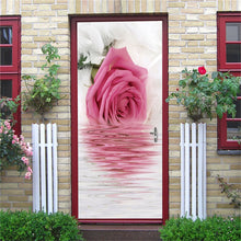 Load image into Gallery viewer, 3D Door Sticker Wood Adhesive Waterproof Wallpaper for Doors Living Room Bedroom Poster DIY Mural Decals Home Decor deursticker