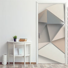 Load image into Gallery viewer, 3D Door Sticker Wood Adhesive Waterproof Wallpaper for Doors Living Room Bedroom Poster DIY Mural Decals Home Decor deursticker