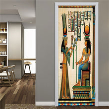 Load image into Gallery viewer, 3D Door Sticker Wood Adhesive Waterproof Wallpaper for Doors Living Room Bedroom Poster DIY Mural Decals Home Decor deursticker